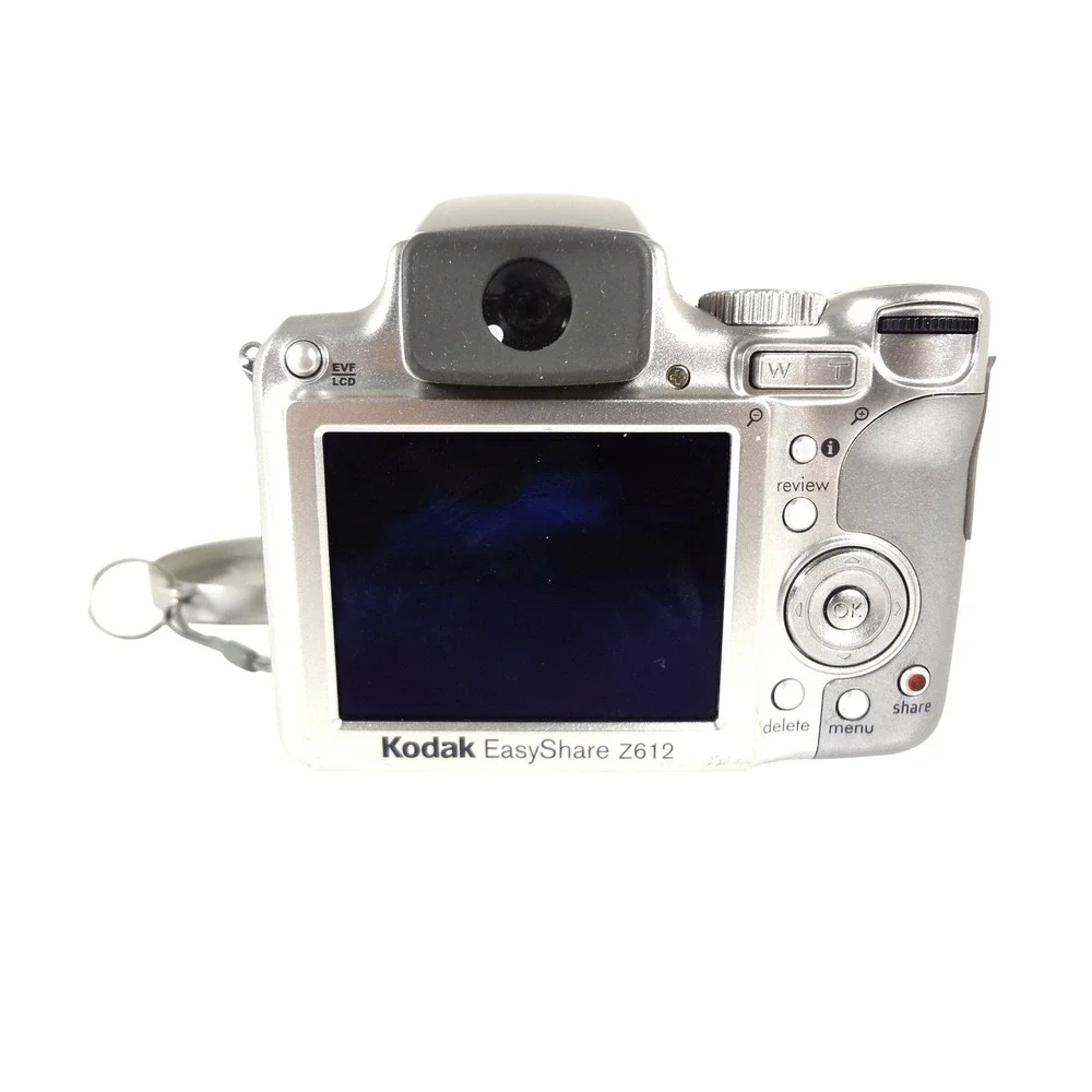 PARTS ONLY-Kodak EasyShare Z612 Silver Digital Camera 6.1MP 12x Optical ZoomLens